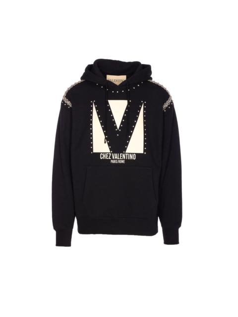 Valentino Garavani Men Chez Valentino Embroidered Hoodie