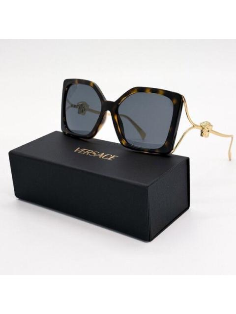 VERSACE NEW VERSACE VE4502U 108/87 SUNGLASSES HAVANA GOLD EYEWEAR