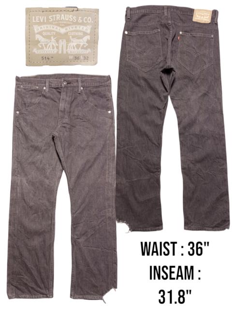 Other Designers Levi's × Levi's Vintage Clothing × Vintage - Vintage Levi’s 514 Slim Grey Denim Jean