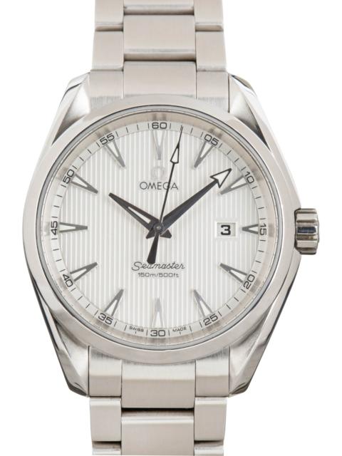 OMEGA Used Omega Seamaster Aqua Terra Silver Teak