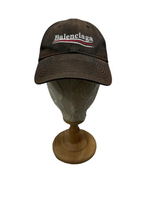 BALENCIAGA BALENCIAGA FW2017 DISTRESSED DESTROYED LOOK CAP