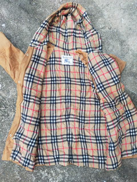 Other Designers Burberry × Vintage - Vintage Burberry’s Wool Nova Check Hooded Parka