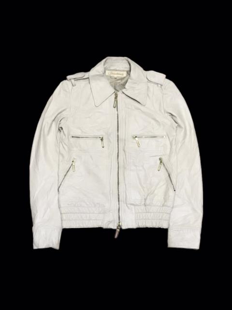 Designer - Vintage Galaabend Bikers Leather Jacket