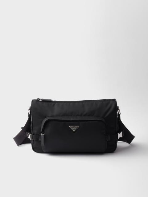 Prada Large Re-Nylon and Saffiano leather shoulder bag