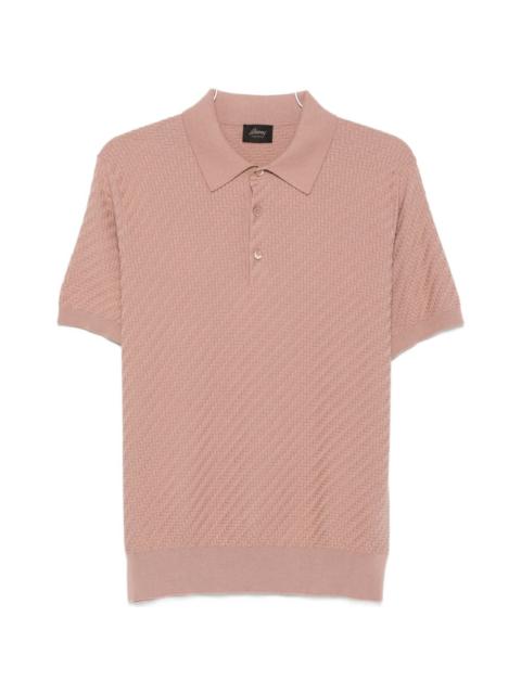 Brioni Brioni Men Cotton And Cashmere Polo Shirt