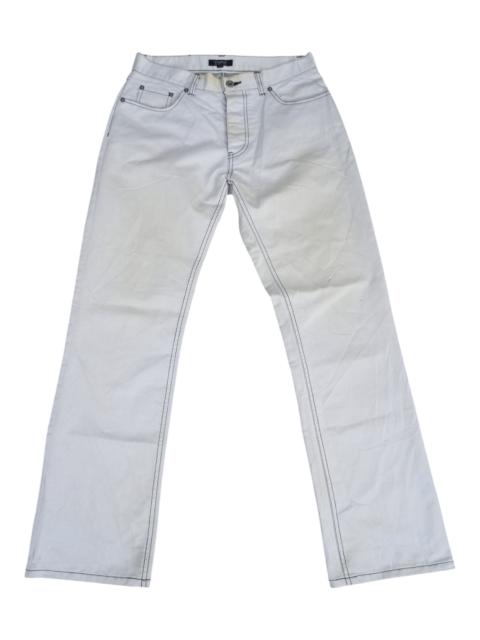 Burberry Burberry Black Label Dirty Faded White Pants