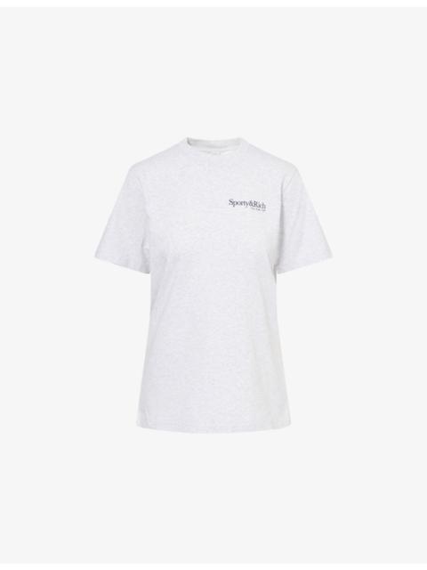 Sporty & Rich Run Club Cotton-Jersey T-Shirt