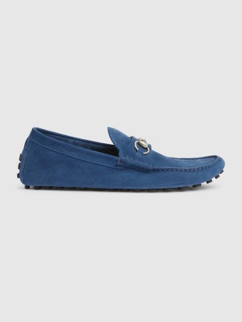 GUCCI Gucci Horsebit Suede Drivers