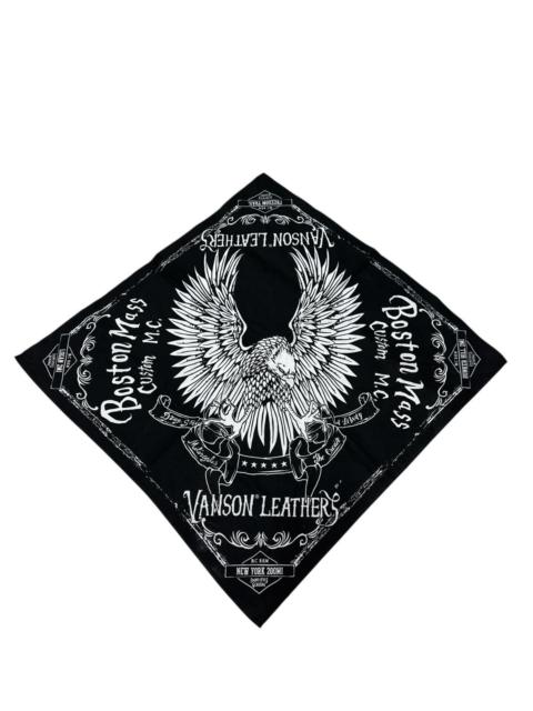 Other Designers NOS VANSON LEATHERS BIKER HADNKERCHIEF SCARF