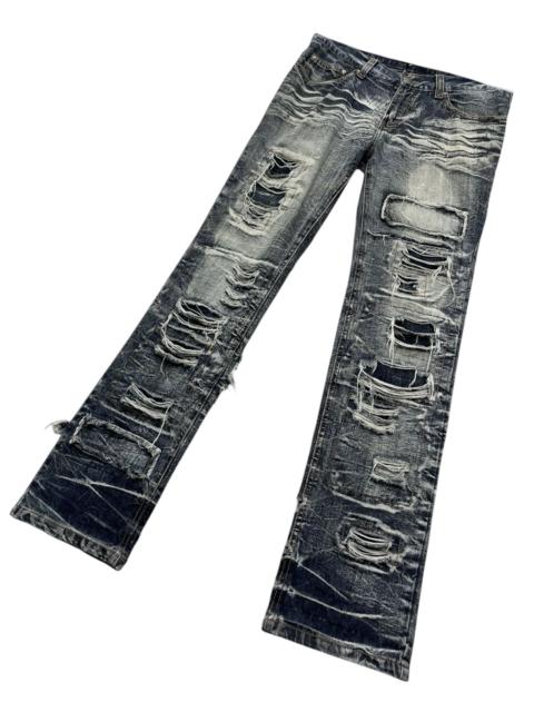 Other Designers If Six Was Nine - LOWBOX Distressed Denim Punk Rock Undercover Inspired💥