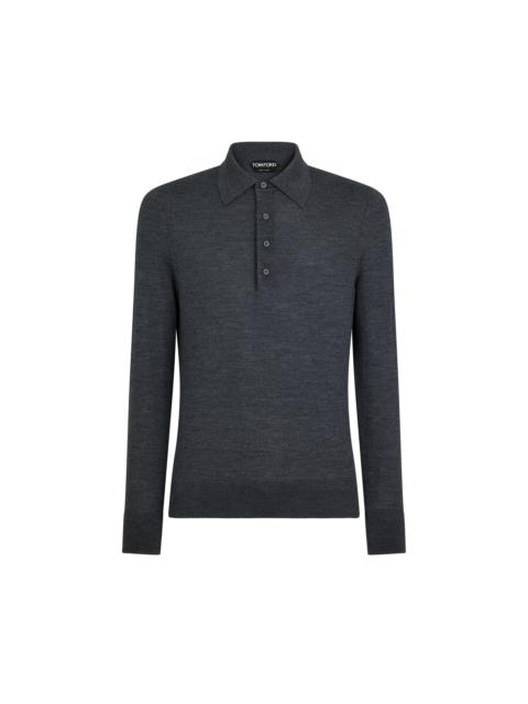 TOM FORD FINE GAUGE PURE WOOL POLO