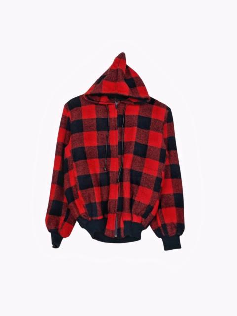 Other Designers Woolrich Woolen Mills - True Vintage 30s Woolrich Tartan Hooded Zipper Jacket