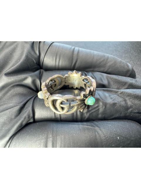 Gucci Double G mother of pearl ring
