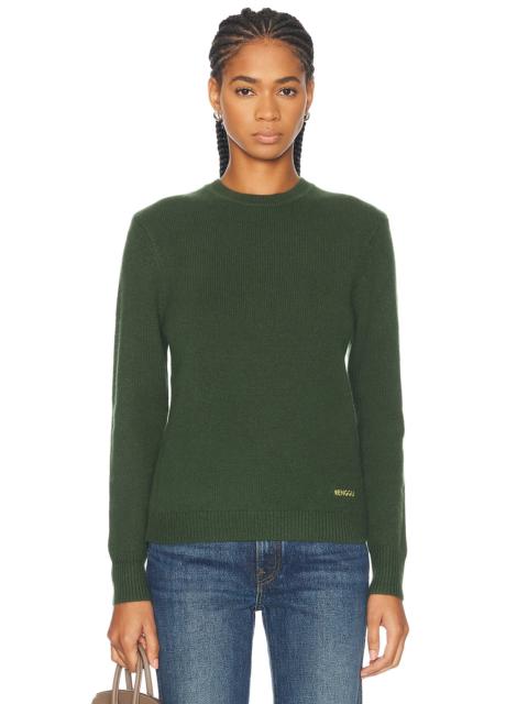 RENGGLI Embroidered Cashmere Crewneck Sweater