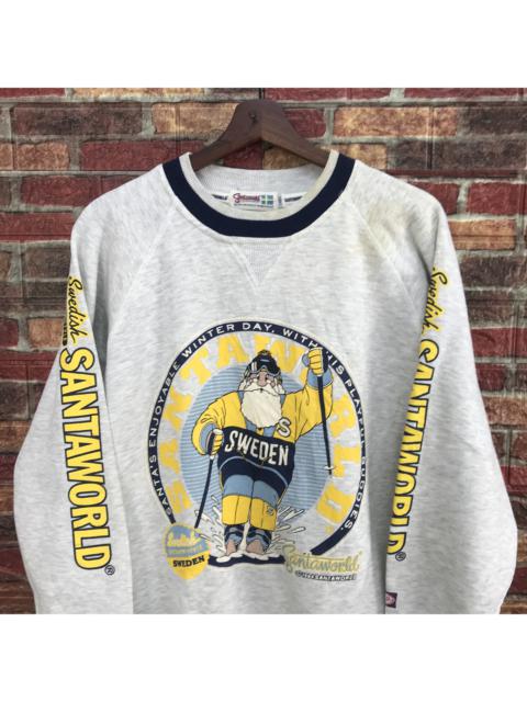 Other Designers Vintage 1984 Santaworld sweden crewneck jumper sweatshirt