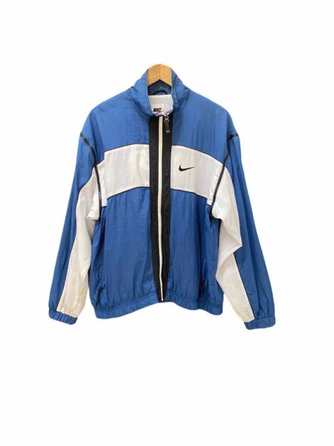 Nike RARE🔥NIKE Swoosh Big Logo Zipper Light Jacket