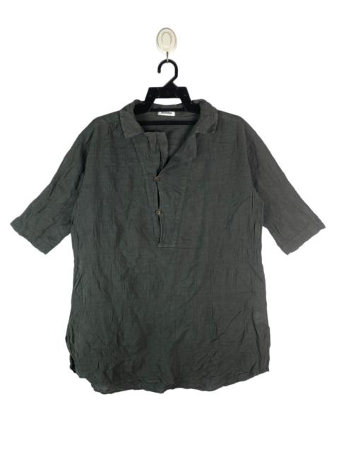 Other Designers Vintage - Vtg PLANTATION by Issey Miyake pleats blouse shirt