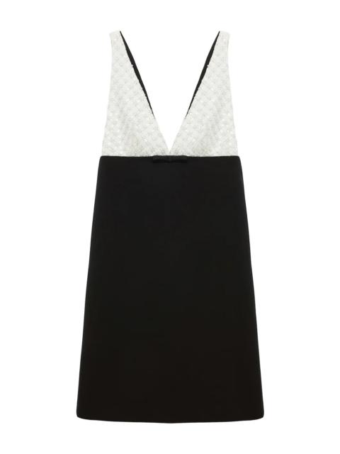 DOROTHEE SCHUMACHER EMOTIONAL ESSENCE DRESS BLACK-OFF WHITE