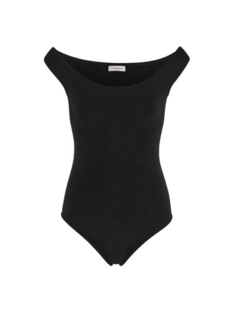 FERRAGAMO Ferragamo Low Cut Round-Neck Bodysuit