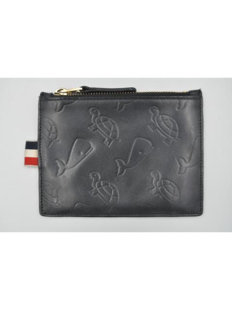 Thom Browne Thom Browne - F/W 15 - Whale & Turtle Embossed Zip Wallet
