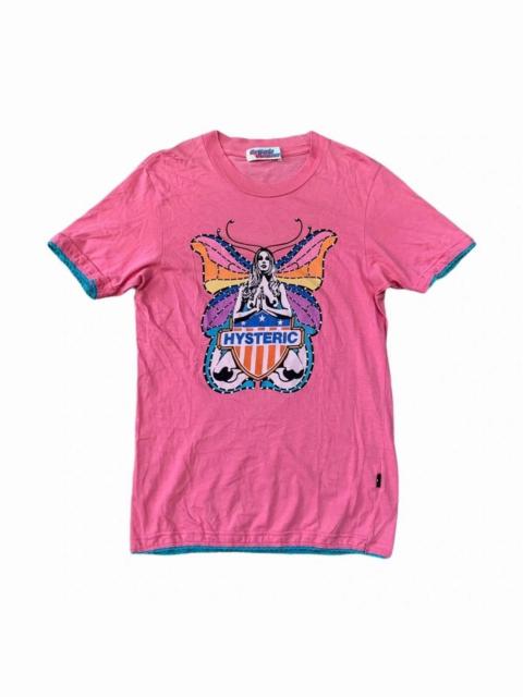 Hysteric Glamour Hysteric Glamour Butterfly Woman Graphic Pink Tee Size free
