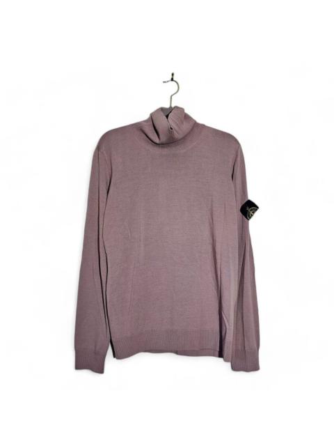 Stone Island Sweater Lavender 7715525C4 2022 Roll Neck Knit L $533 NWT