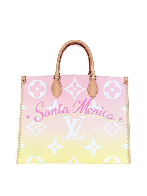 Louis Vuitton Louis Vuitton Pink/White/Yellow Canvas Monogram Giant By The Pool Santa Monica
Onthego GM (Authentic