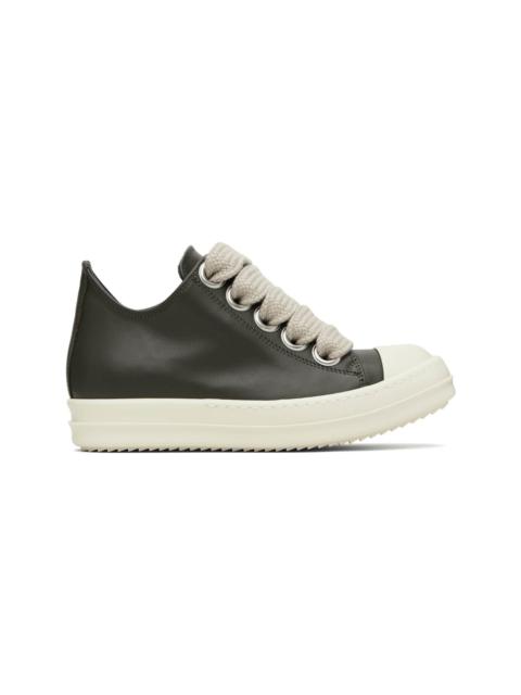 Rick Owens Gray Concordians Jumbolace Low Sneakers