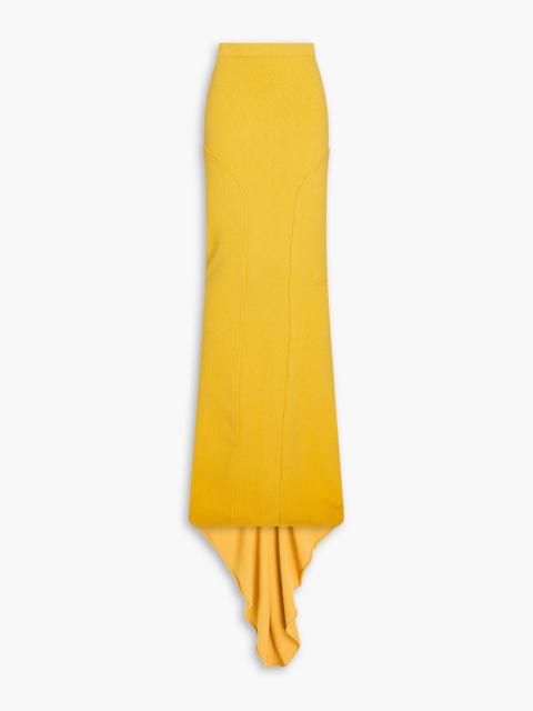 Rick Owens Cashmere-blend maxi skirt