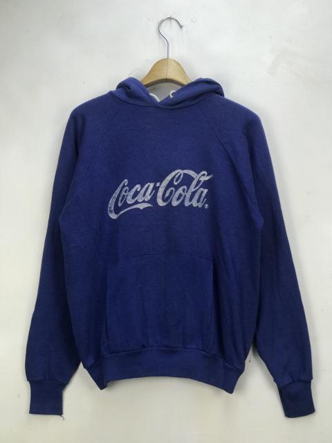 Other Designers Coca Cola - VINTAGE COCA COLA SPELLOUT HOODIE