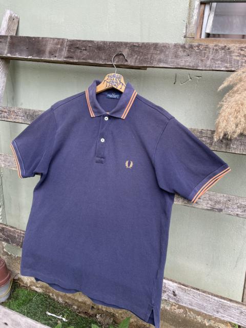 Other Designers Vintage - Vintage Fred Perry Orange Stripe Tee Japan