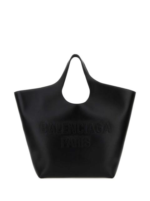 BALENCIAGA Balenciaga Women Black Leather Large Mary-Kate Shopping Bag