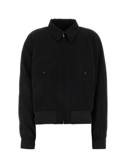 Maison Margiela Maison Margiela Women Black Wool Bomber Jacket