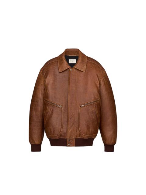 SAINT LAURENT Saint Laurent Brown Jackets - Bomber Jackets Women