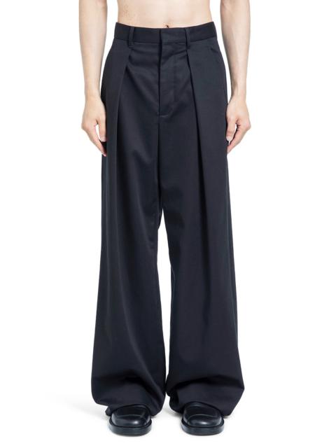 Ann Demeulemeester Botel Wide Leg Pleated Trousers