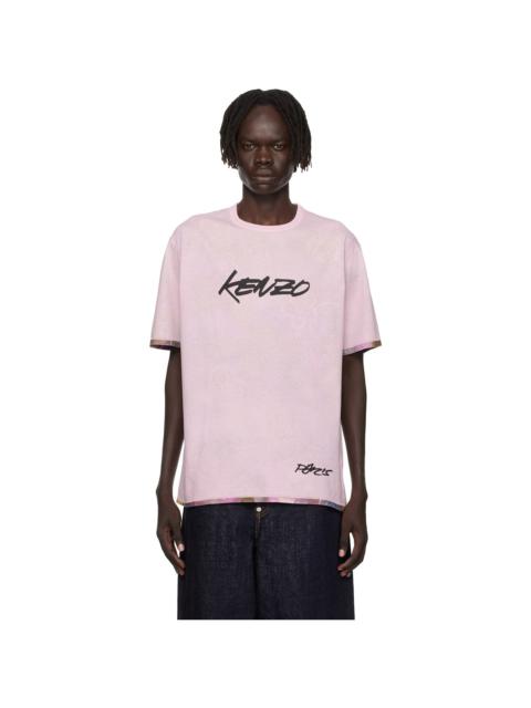 KENZO Pink Kenzo Paris Futura 2000 Edition Reversible T-shirt