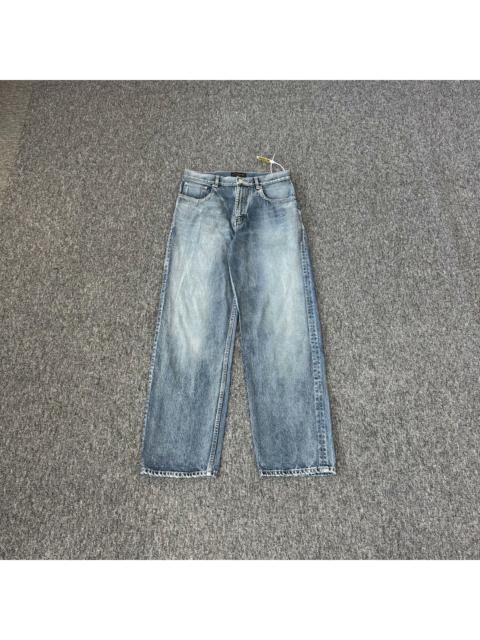 BALENCIAGA Balenciaga SS22 Washed Blue Denim 