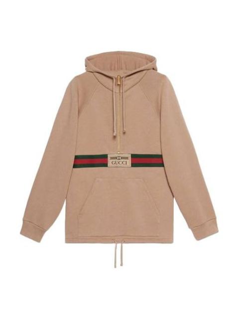 GUCCI (WMNS) Gucci Sweatshirt With Vintage Logo 'Vintage Camel' 644656-XJC3W-2603