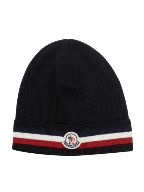 Moncler Moncler Men Logo Patch Beanie