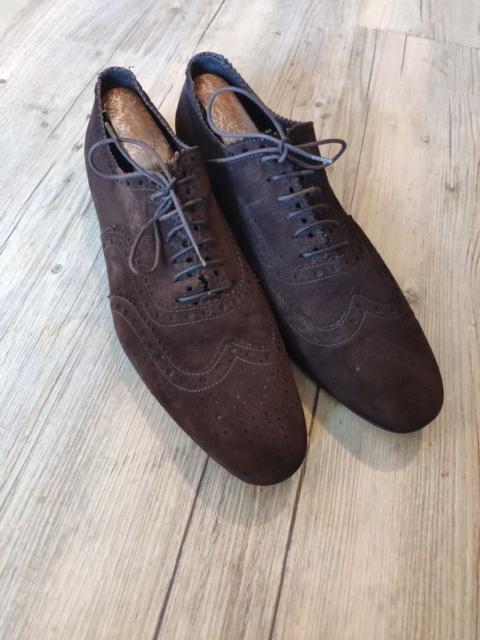 Other Designers Gianni Barbato - UNIQUE! Perforated brogues.Like Saint Laurent or Dior