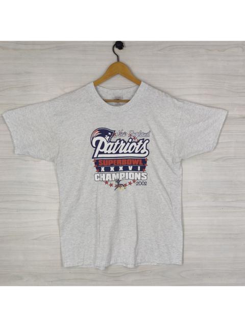 Other Designers Fruit Of The Loom × NFL × Vintage - Y2K New England Patriots 2002 NFL Superbowl Champion
