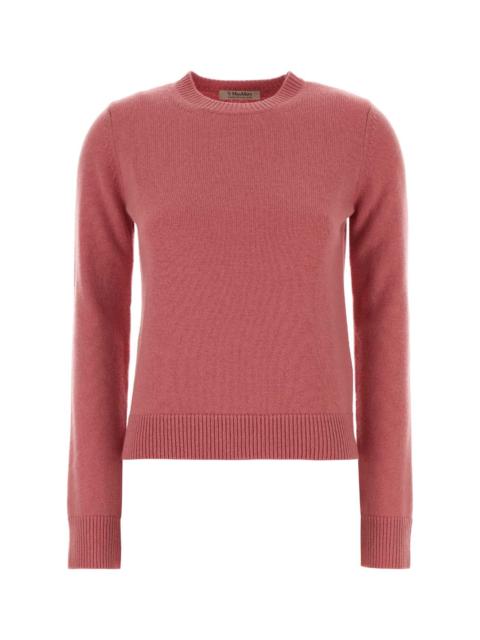'S Max Mara S Maxmara Women Dark Pink Wool Blend Fresia Sweater