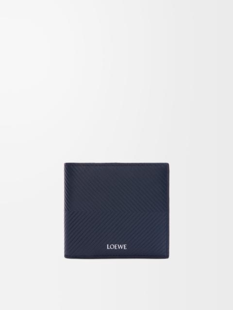 Loewe Bifold coin wallet in textured classic calfskin