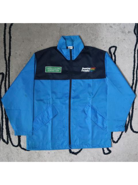 Other Designers Vintage 90s United Colors Of BENETTON Formula 1 Racing Team Big Logo Bomber Windbreaker Jacket