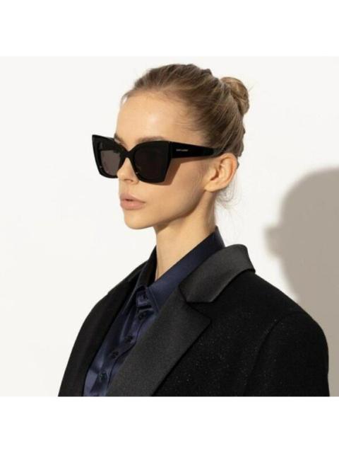 SAINT LAURENT NEW Saint Laurent SL552 001 Black Cat Eye Women Sunglasses