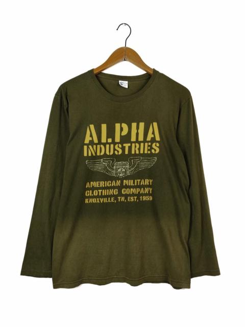 Other Designers Alpha Industries - Word Long Sleeve Shirts