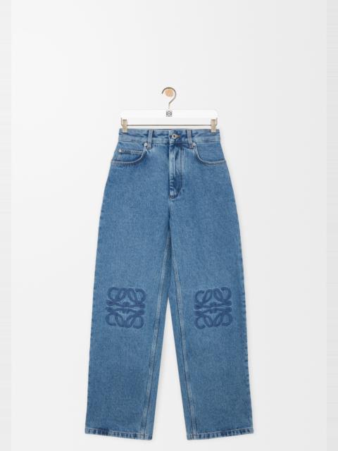 Anagram baggy jeans in cotton