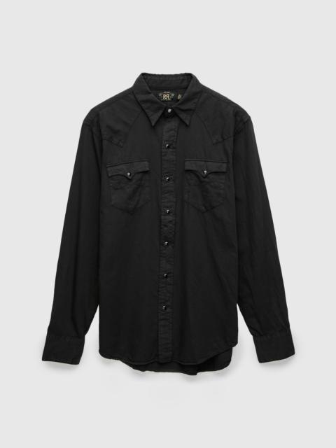 RRL by Ralph Lauren Heritage Western Workshirt in Polo Black