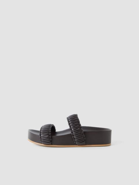 JOSEPH Isha Braided Leather Sandals