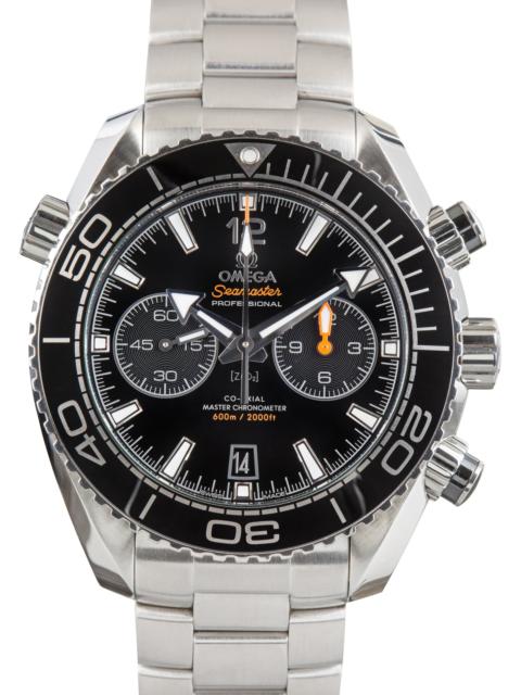 OMEGA Pre-Owned Steel Omega Seamaster Planet Ocean Black Dial